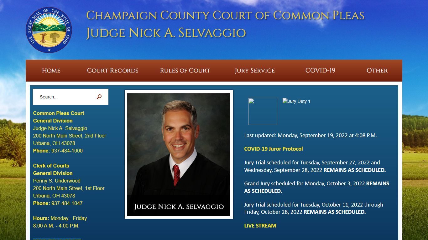 Home | Champaign County Common Pleas Court, OH